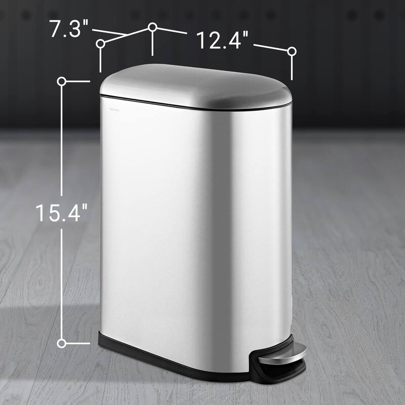 happimess Roland Mini Step-Open Trash Can
