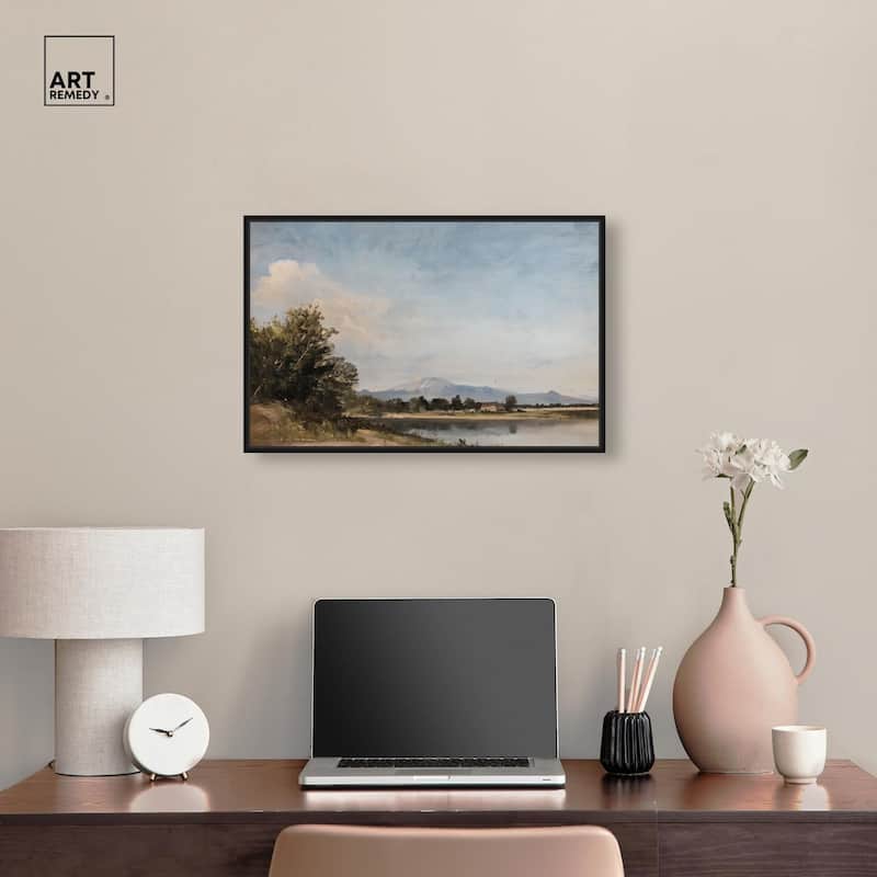 Hilltop Tower View III Canvas by Art Remedy