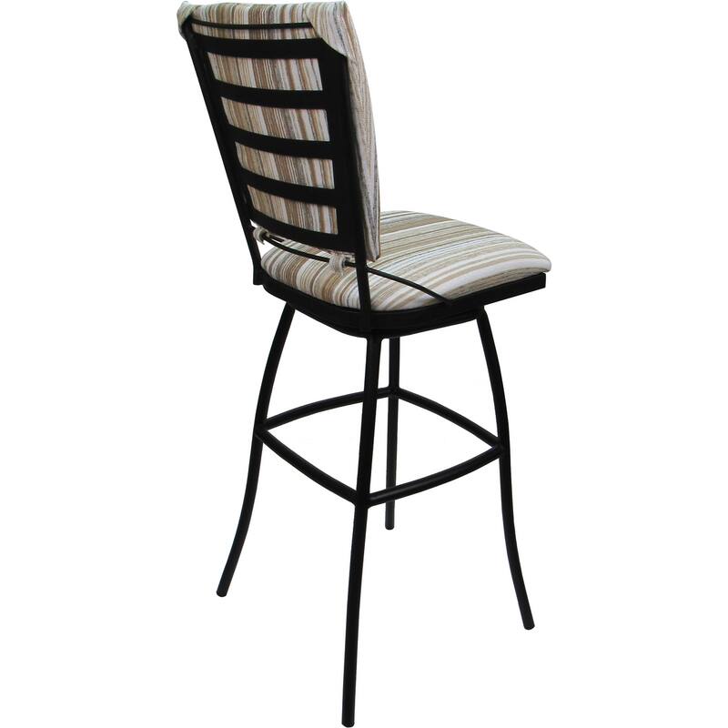 Set of 3 Outdoor Bar Stool Counter Extra Tall Jenna PB without Arms