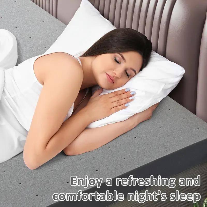 Extra Firm Twin Mattress Topper 3 Inch - High Density Firm Foam Bed Topper for Back Support & Pressure Relief