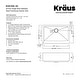 preview thumbnail 13 of 11, KRAUS Standart PRO Stainless Steel 30 in 1-Bowl Farmhouse Kitchen Sink