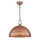 preview thumbnail 2 of 2, Golden Lighting Lincoln 1-light Pendant in Vintage Copper - Vintage Copper