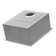 preview thumbnail 9 of 10, Ruvati 10 inch Undermount Bar Prep Tight Raduis 16 Gauge Kitchen Sink Stainless Steel Single Bowl - RVH7010