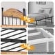 preview thumbnail 5 of 21, Daybed with Trundle, Metal Twin Size Day Bed with Stylish Headboard, Sofa Bed Frame with Pop Up Foldable Trundle Bed
