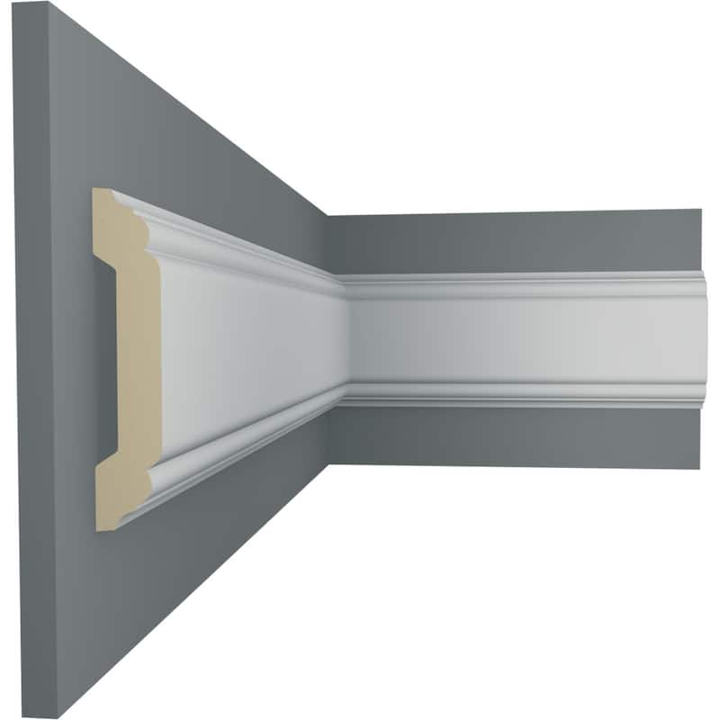 7/8"H x 1/2"P x 94 1/2"L Classic Panel Moulding