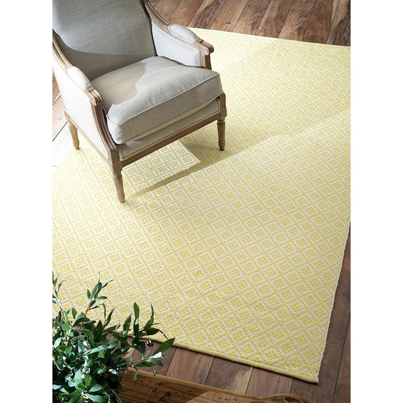 Nuloom Handmade Flatweave Geometric Cotton Area Rug