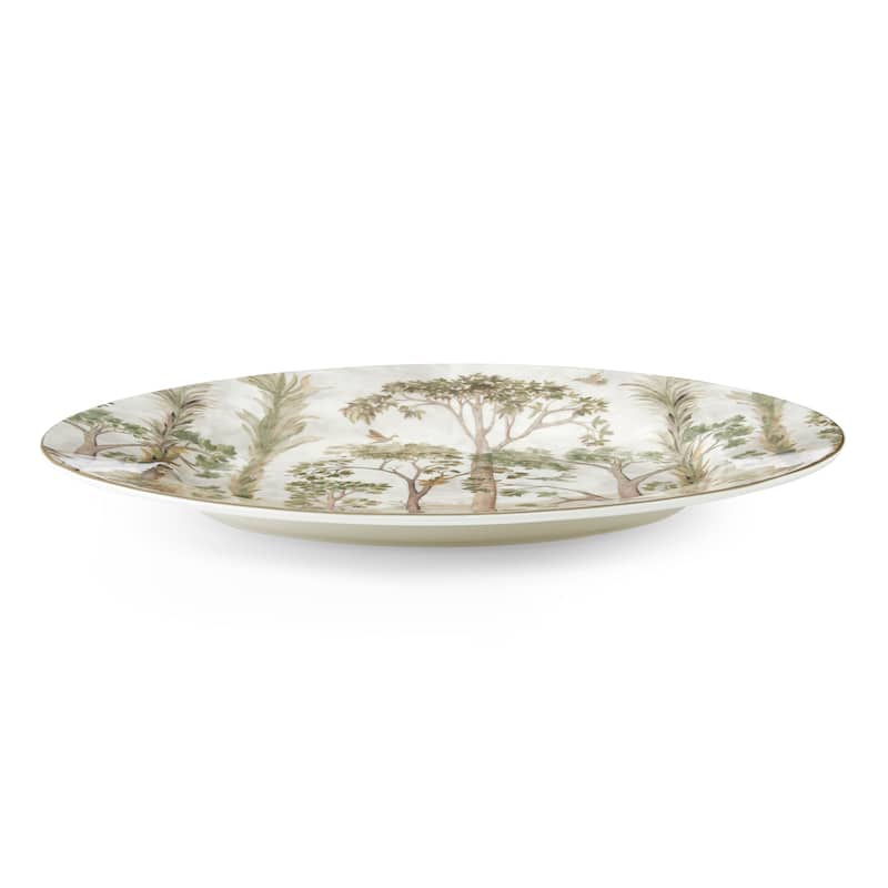 Kit Kemp for Spode Tall Trees Oval Platter - 14 Inch