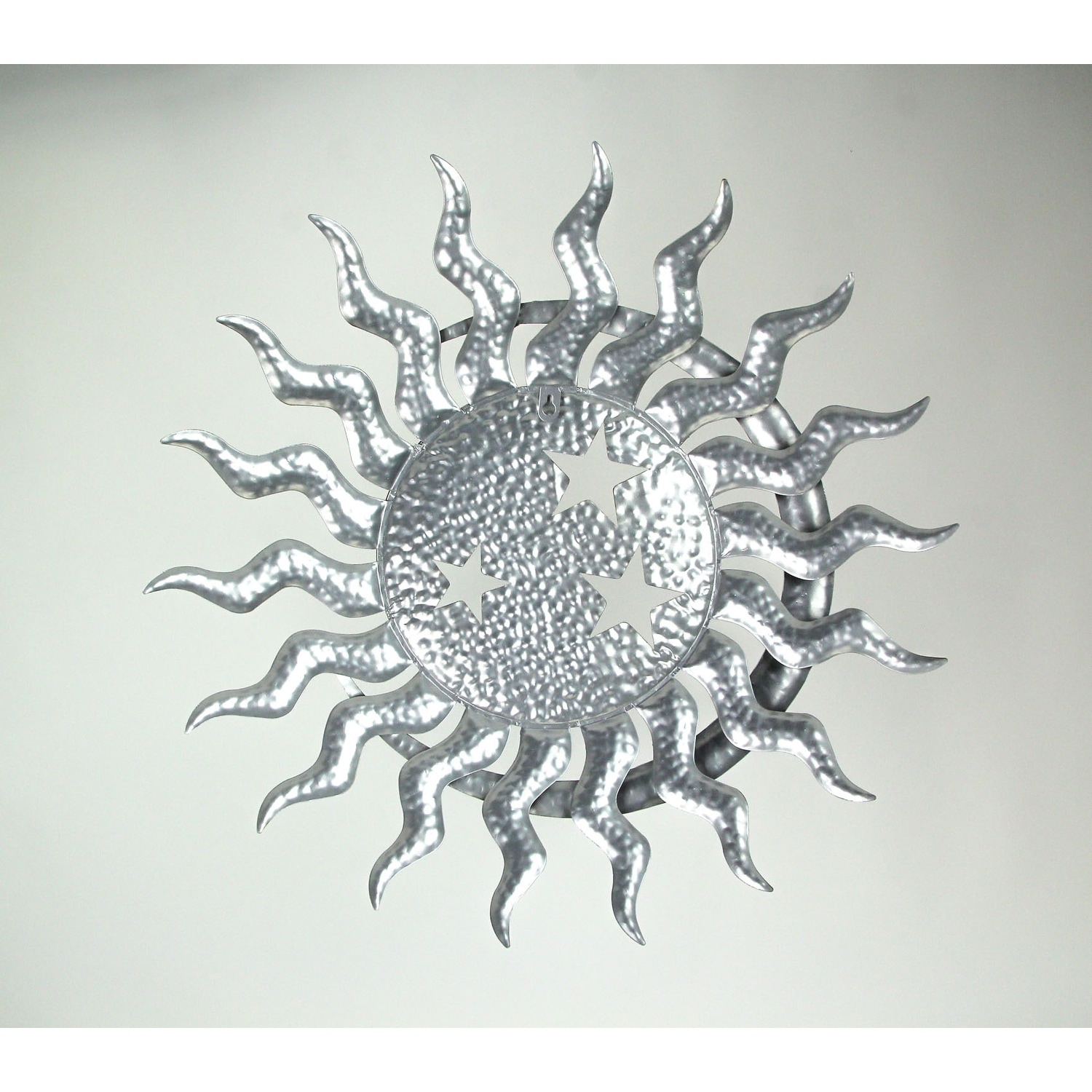 Multi-Tone Celestial Sun Moon And Stars 25 Inch Metal Wall