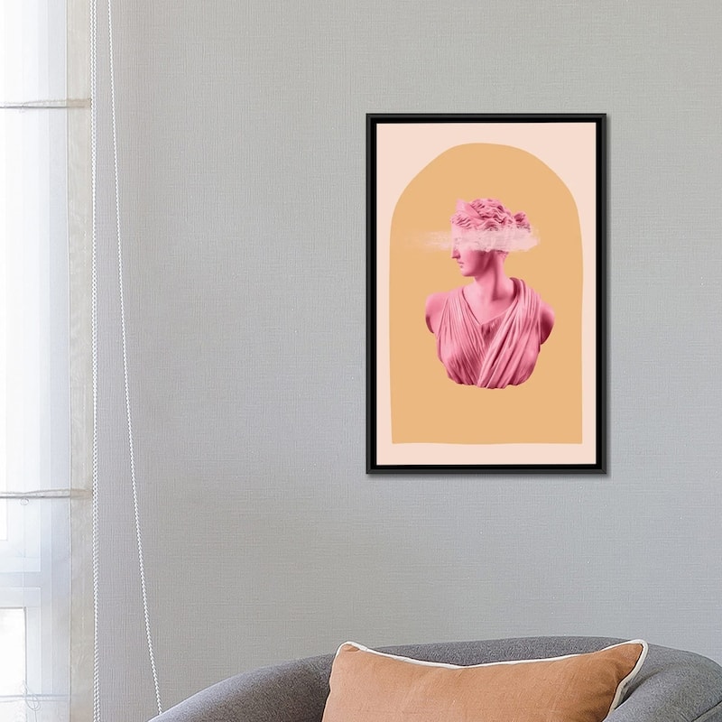 iCanvas "Artemis Pop Yellow" by Grace Digital Art Co Framed Canvas Print