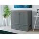preview thumbnail 55 of 65, AFI Southampton Murphy Bed Chest with Built-In Charging Station
