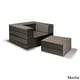 preview thumbnail 11 of 21, Jaxx Zipline Convertible Sleeper Chair and Ottoman/ Twin-size Bed Mocha