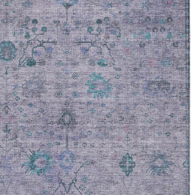 HomeRoots Floral Traditional Rectangle Outdoor Rug