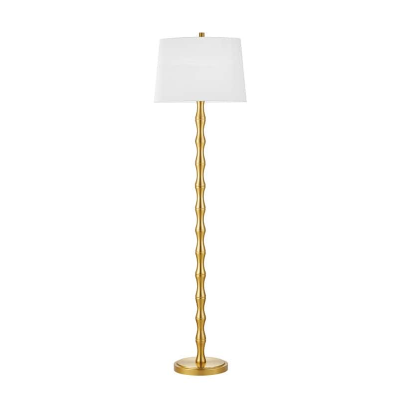 KAWOTI 61'' Floor Lamp with Fabric Drum Shade