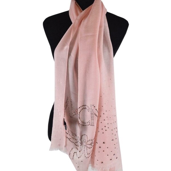 pink mcm scarf