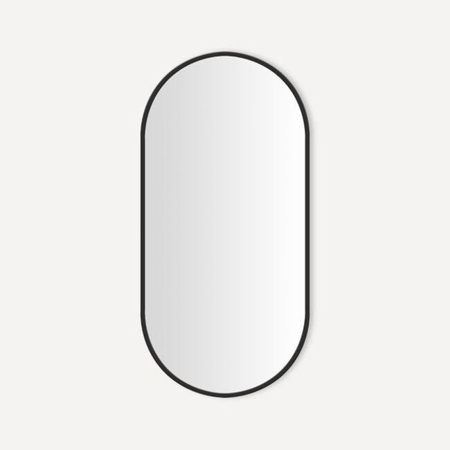 Robern CM2040PL Craft Series 20" W x 40" H Traditional Oval Metal - Matte Black