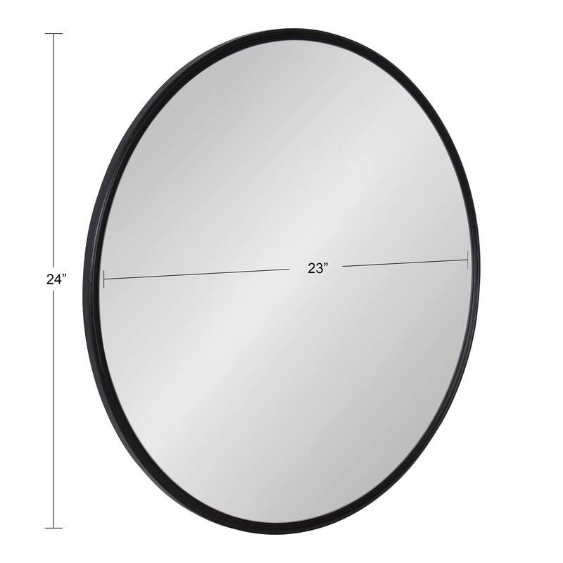 Kate and Laurel Caskill Round Framed Wall Mirror