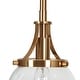 preview thumbnail 13 of 17, Beta Modern Gold 1-Light Mini Globe Glass Pendant Light for Kitchen Island - D 4.9" x H 7.6"