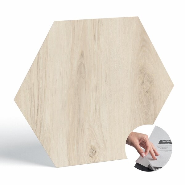 glicoページ Lucida BaseCore Hex Peel and Stick Floor Tiles - On Sale