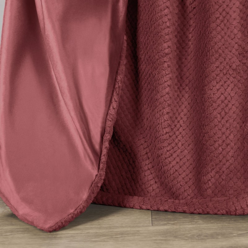 Superior Victoria Fluffy Fleece Blanket - Ultra-Soft, Mink Texture & Double Layer