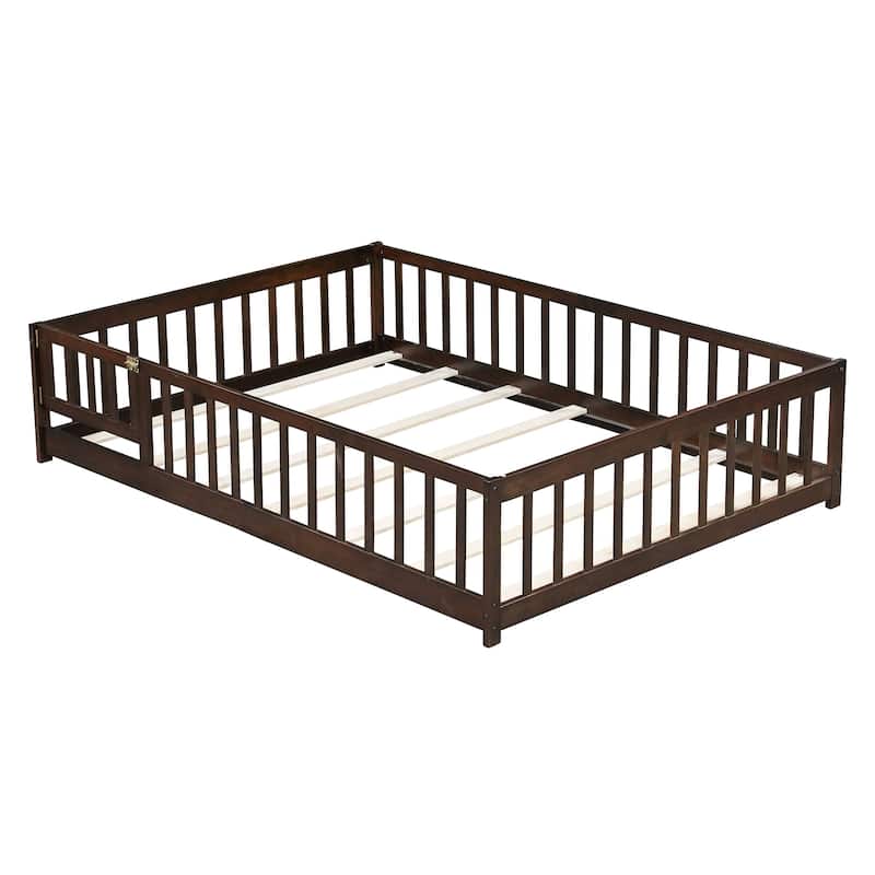 Floor Bed with Fence and Door