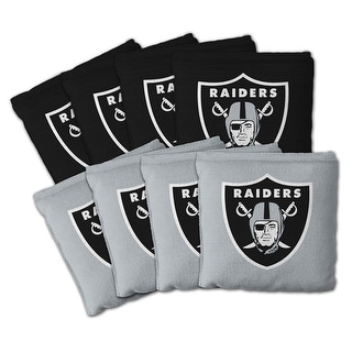 Las Vegas Raiders NFL Dual Sided Pro Stop & Slide Cornhole Bags