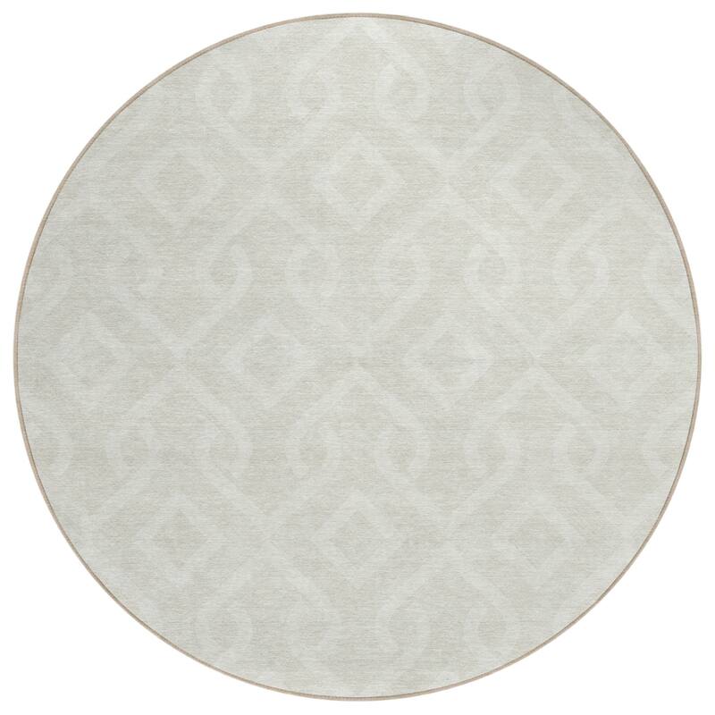 HomeRoots Geometric Transitional Rectangle Outdoor Rug