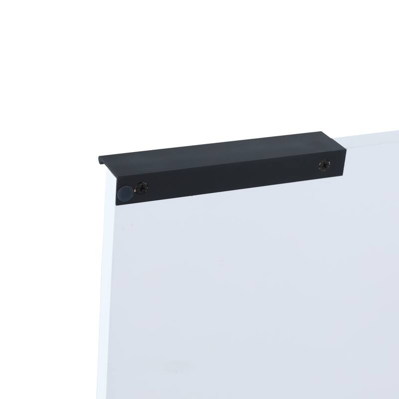 Contemporary Bathroom Vanity with Ceramic Vessel Sink, Soft-Closing Doors, Matte Black Pull Handle - 22in L Plywood