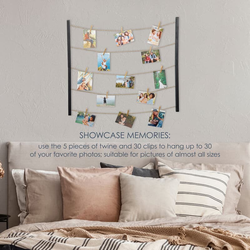 Melannco 30 Clip Collage, 31X26 Inch, Black