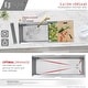 preview thumbnail 20 of 30, STYLISH 45 inch Stainless Steel 16G Workstation Undermount Kitchen Sink - Brushed Stainless Steel - 45" x 19" x 10"
