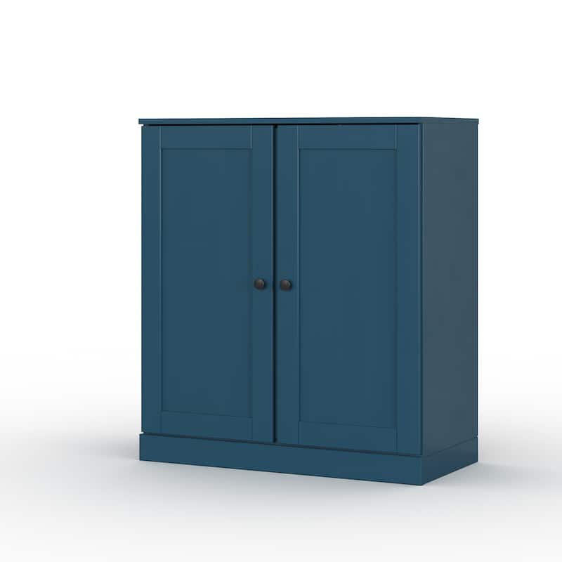 Palace Imports 100% Solid Wood 32" Bathroom Storage Cabinet with Shaker Doors and Adjustable Shelves