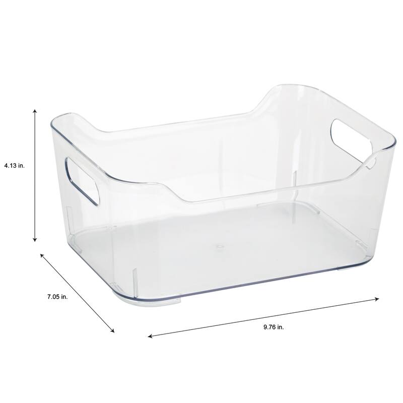 Simplify 2 Pack Medium Storage Tote Bin - 9.8" x 7" x 4.1"