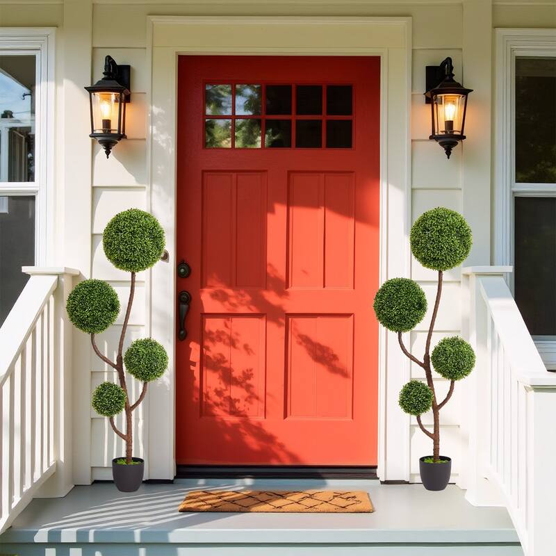 decoration artificial boxwood topiary ball tree 150cm