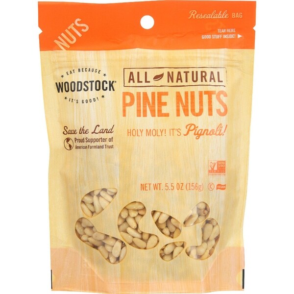 Woodstock Pine Nuts - Case of 8 - 5.5 oz.