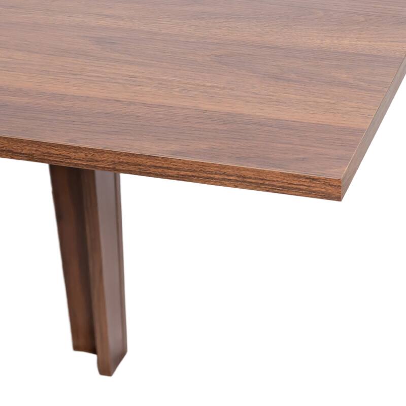 Dining Table, 106.3 in Large Extendable Kitchen Table