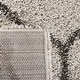 preview thumbnail 55 of 122, SAFAVIEH Hudson Shag Ogee Trellis 2-inch Thick Area Rug 2'3" x 3'9" - Ivory/Grey