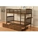 preview thumbnail 17 of 20, Somette Claire Twin Bunk Bed with Storage, Trundle and Tray Options in Rustic Walnut (Mattresses Not Included)