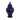 Livie 20 Inch Temple Ginger Jar, Geometric Design, Dome Lid, Ceramic, Blue