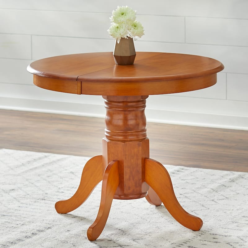 Simple Living Carolina 5-piece Farmhouse Solid Wood Dining Set with Leaf