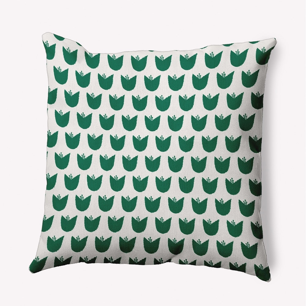 Simple Tulip Design Decorative Indoor Pillow