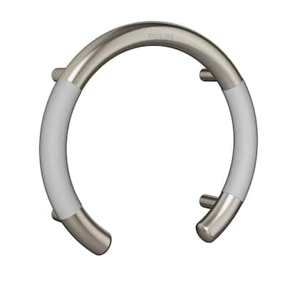 ErgoValveBar Ergonomic Soft Grip 32mm Diameter ADA Compliant 300 lb Weight Capacity Brushed Stainless Steel