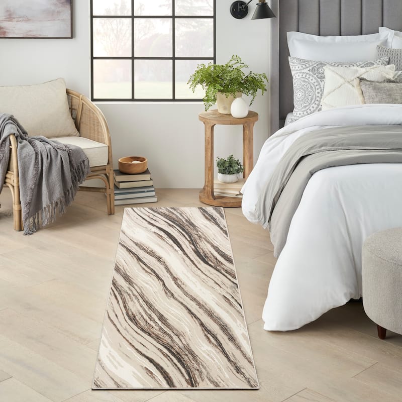 Nourison Eco-Friendly Indoor Abstract Area Rug