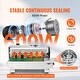 preview thumbnail 17 of 26, Continuous Bag Band Sealing Machine, Horizontal Band Sealer Machine with Digital Temperature Control, Bag Sealer