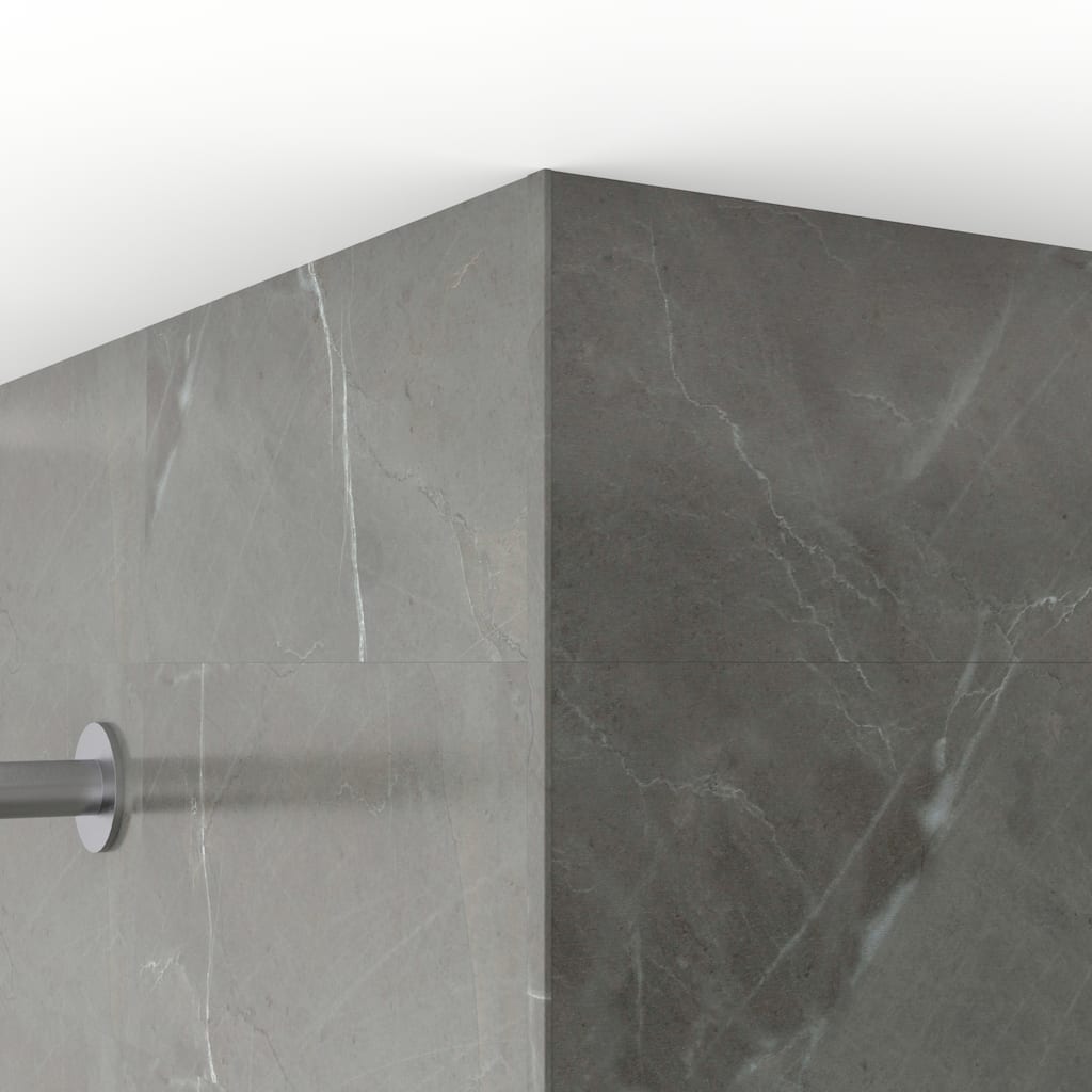 Epiphany Edge Trim 96 in. H Marble Dark Grey