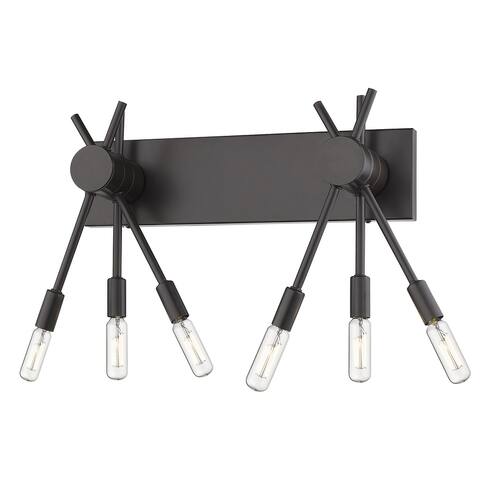 Eglo Willsboro 6-Light Oil-Rubbed Bronze Vanity Light