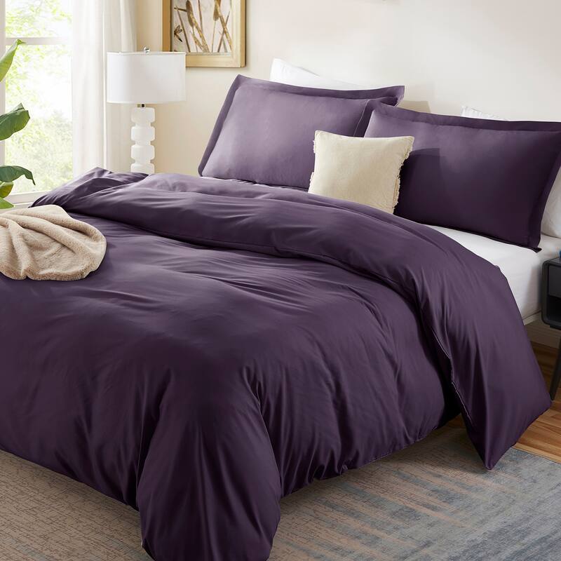 Emperyan 7 PC Bedding Set, Luxury Microfiber Duvet Cover With Sheets Bed Sets