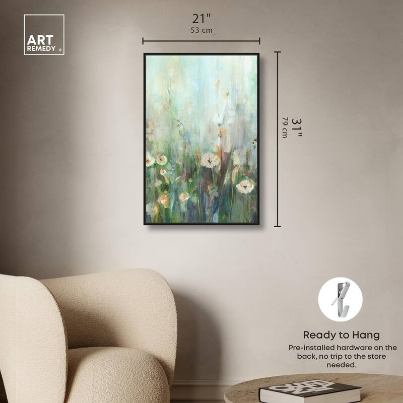 Harmony Green II Canvas by Art Remedy