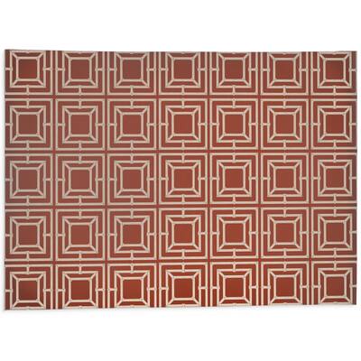 HAMPTON BAMBOO RUST Bath Rug By Kavka Designs