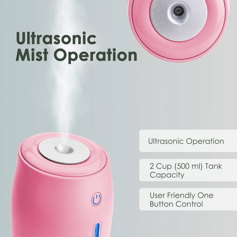 Airvana AG260HUM Aqua Glo Portable Ultrasonic Cool Mist Humidifier