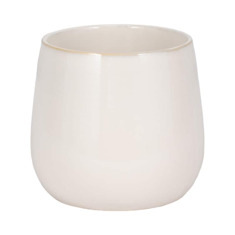 Sagebrook Home Ceramic Elegance, Enchanting Applique Planter for Modern Spaces