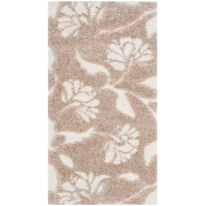 SAFAVIEH Florida Shag Neliha Floral 1.2-inch Thick Rug